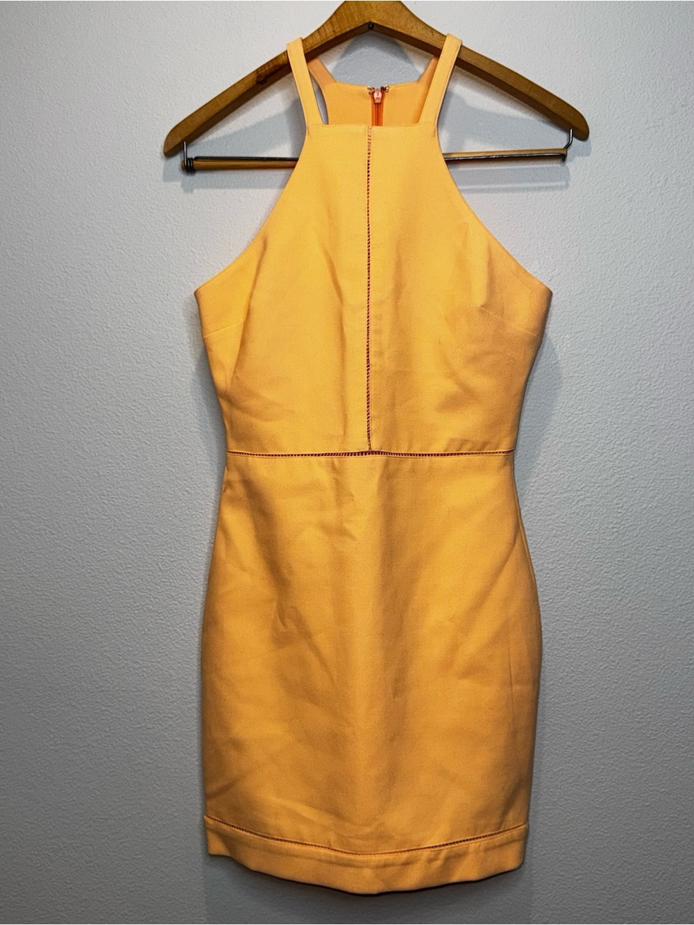 Elizabeth and James peach mini Shift Dress